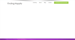 Desktop Screenshot of findinghappily.com