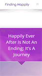 Mobile Screenshot of findinghappily.com